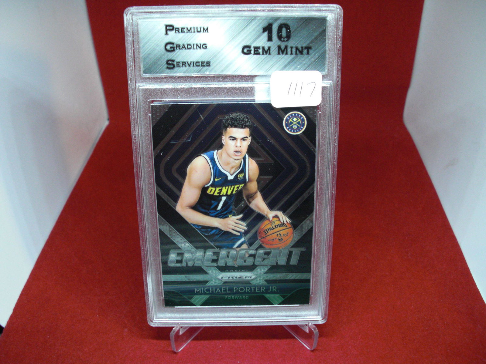pgs graded michael porter jr mint 10 (1 of 1)