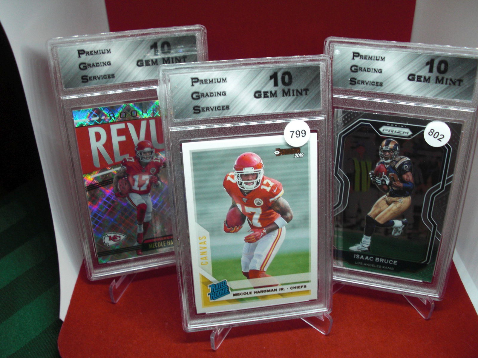 pgs graded 3 football mint 10's (1 of 1)
