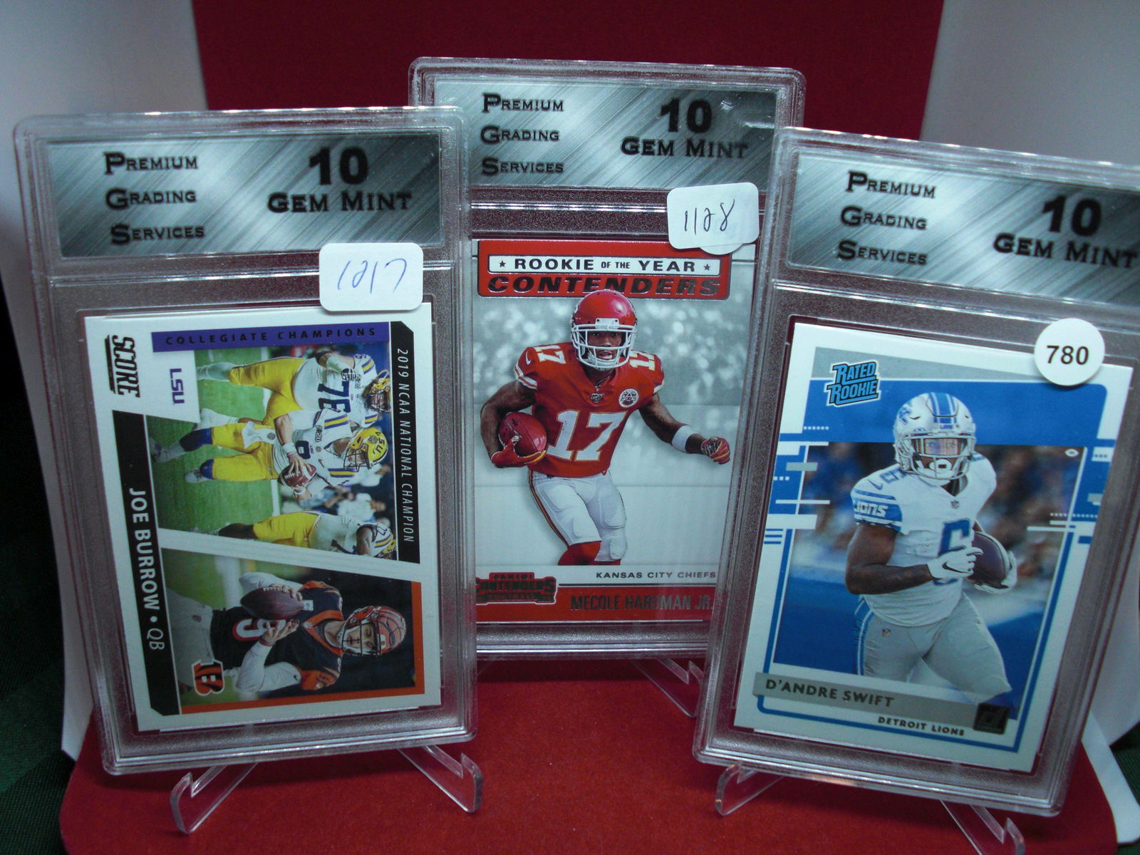 pgs graded  3 football mint 10's (1 of 1)