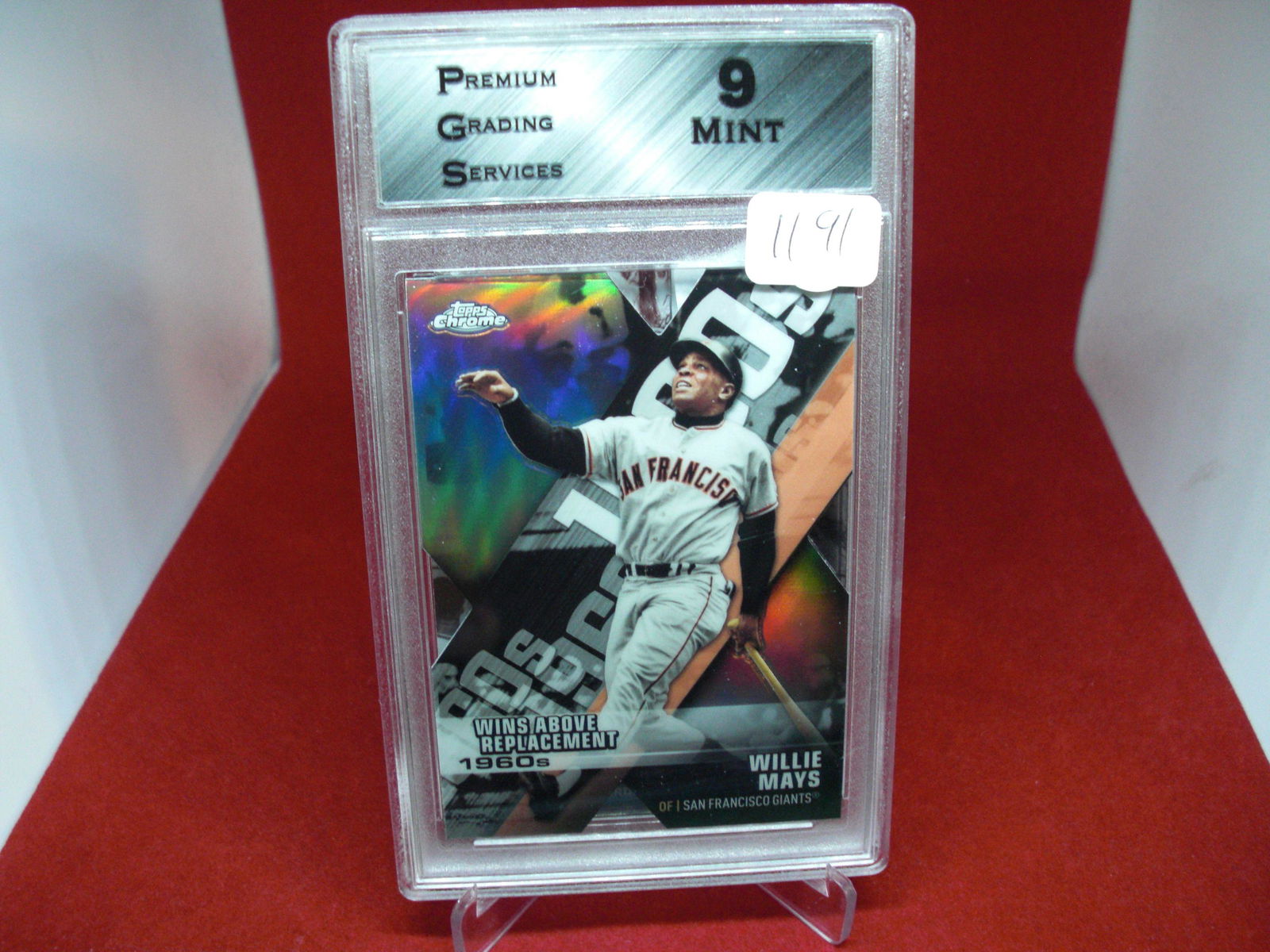 pgs graded willie mays mint 9 (1 of 1)