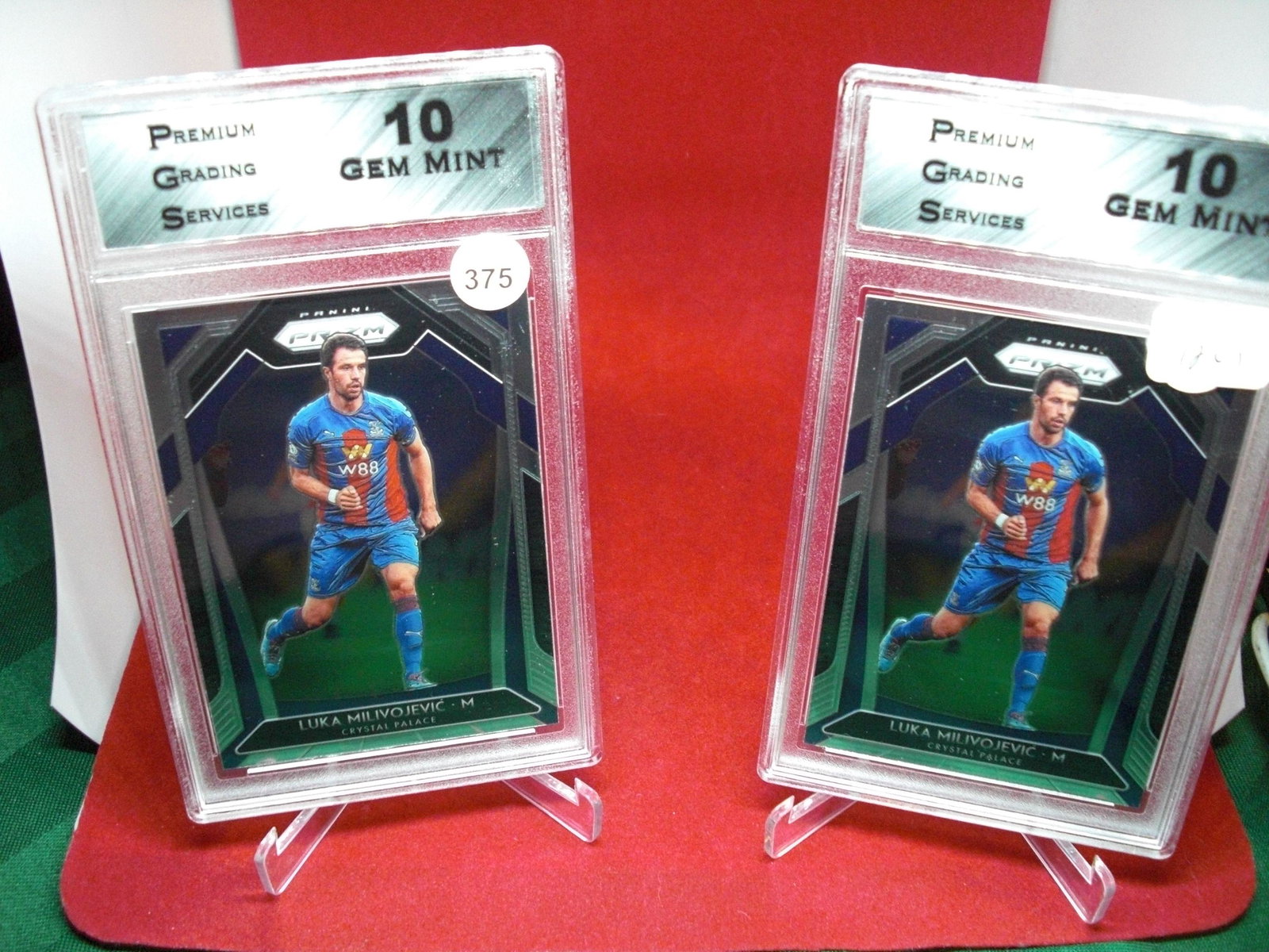 pgs graded lot of soccer mint 10's: nice graded card