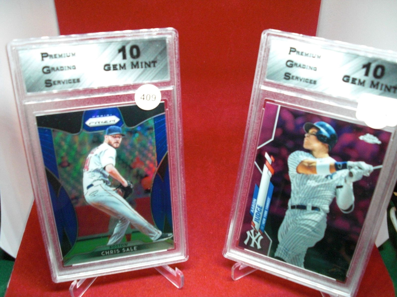 pgs graded lot of 2 baseball cards mint 10's (1 of 1)