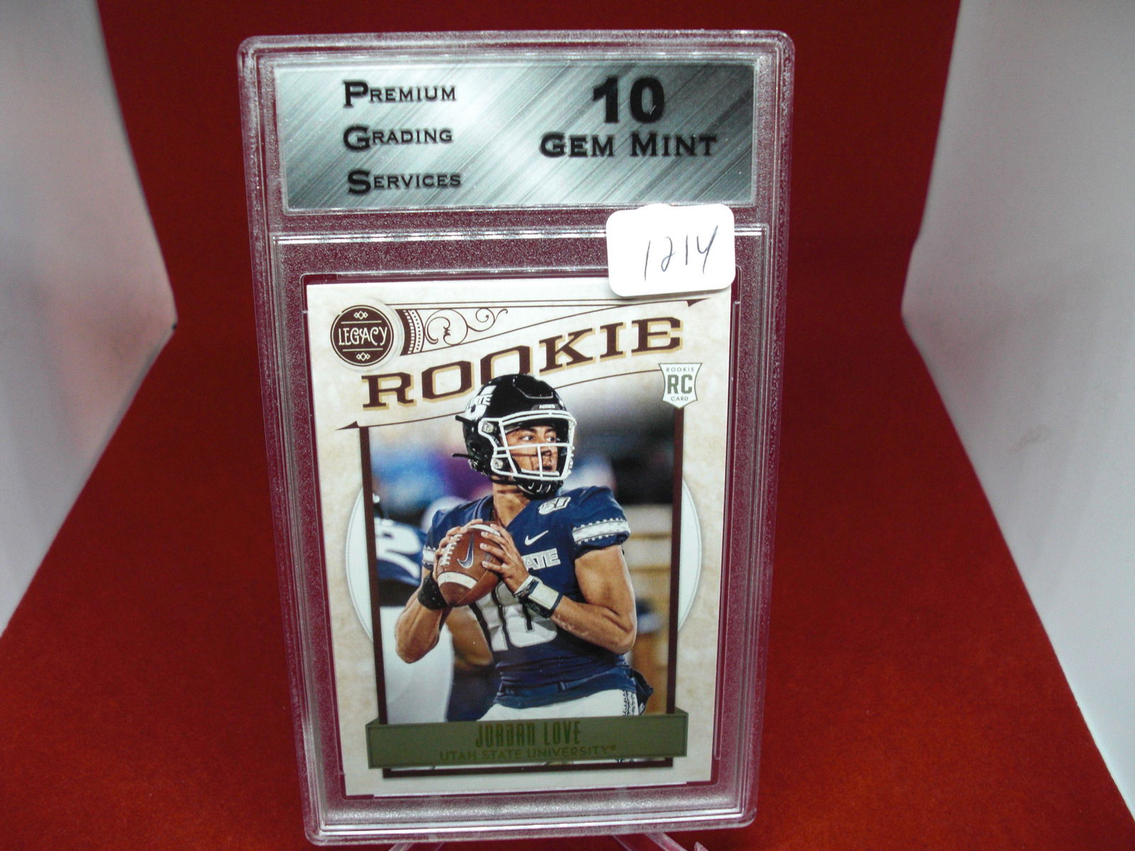 pgs graded jordan love rookei mint 10 (1 of 1)