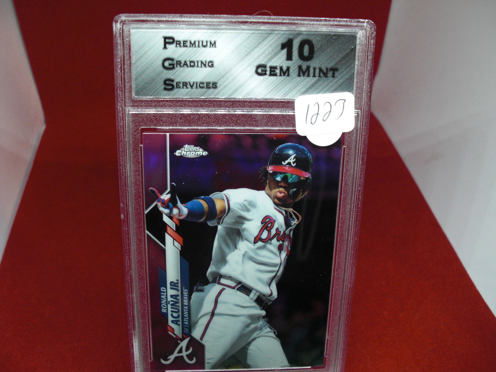 pgs graded ronald acuna jr mint 10 (1 of 1)