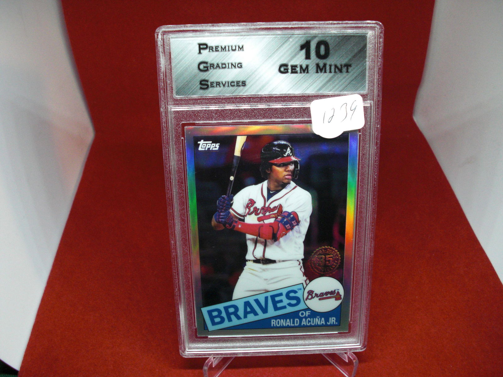 pgs graded ronald acuna jr mint 10 (1 of 1)