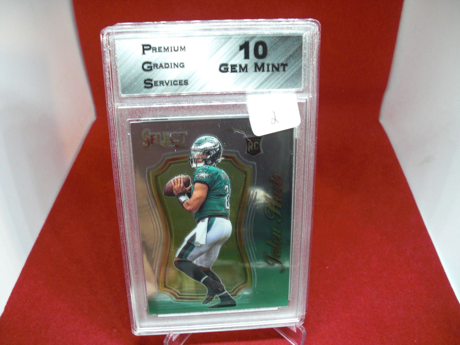 pgs graded jalen hurts rookie mint 10 (1 of 1)