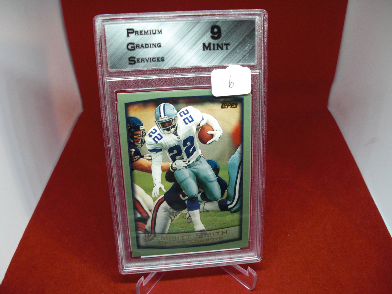 pgs graded emmitt smith mint 9 (1 of 1)