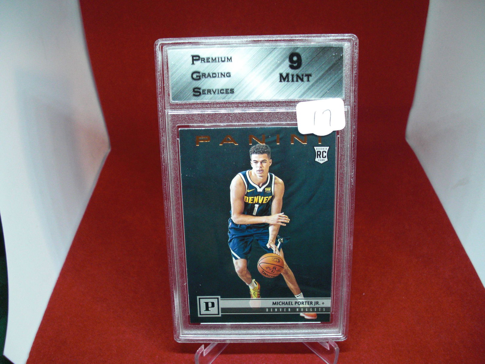 pgs graded michael porter jr mint 9 rookie (1 of 1)