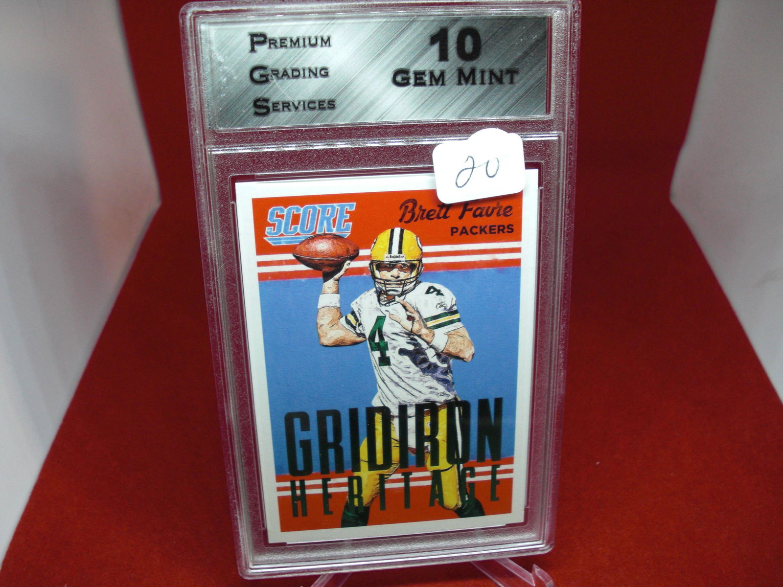 pgs graded brett favre mint 10 (1 of 1)