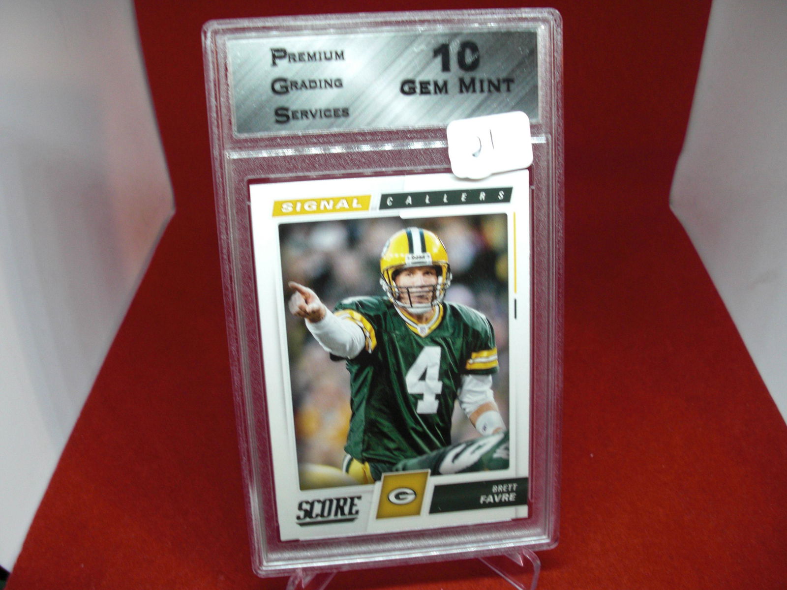 pgs graded brett favre mint 10 (1 of 1)