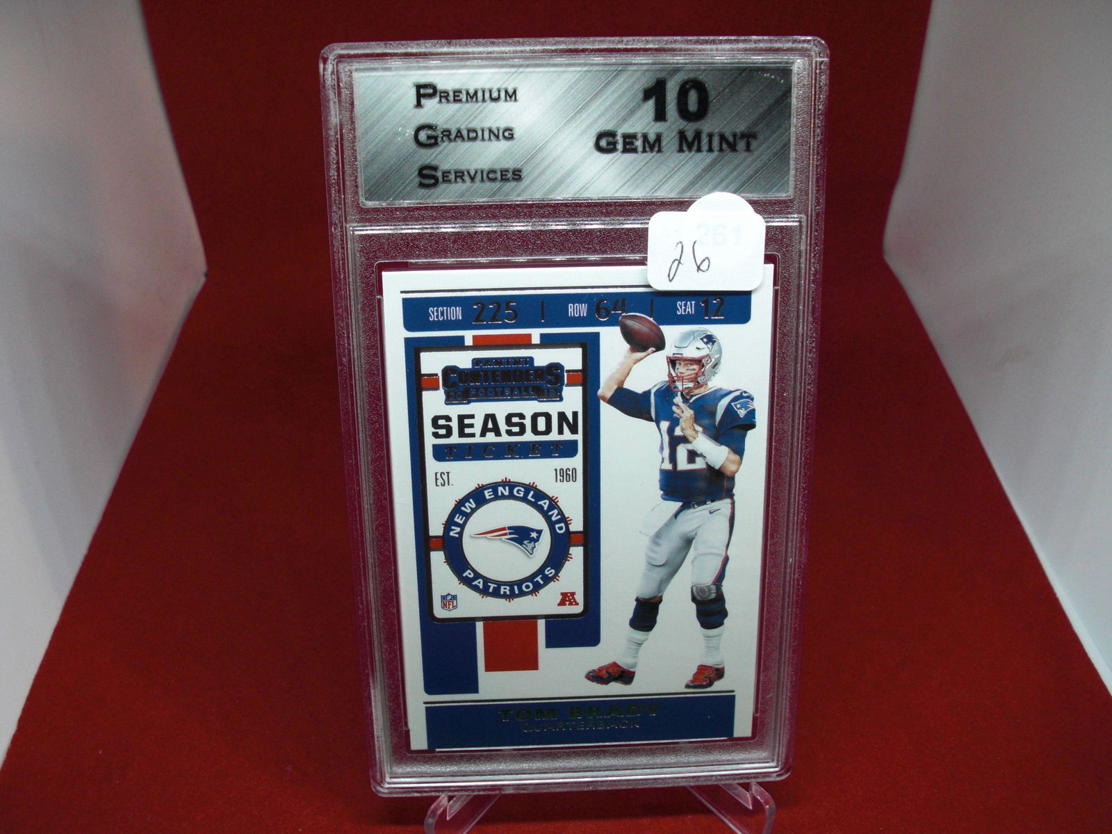 pgs graded tom brady mint 10 (1 of 1)