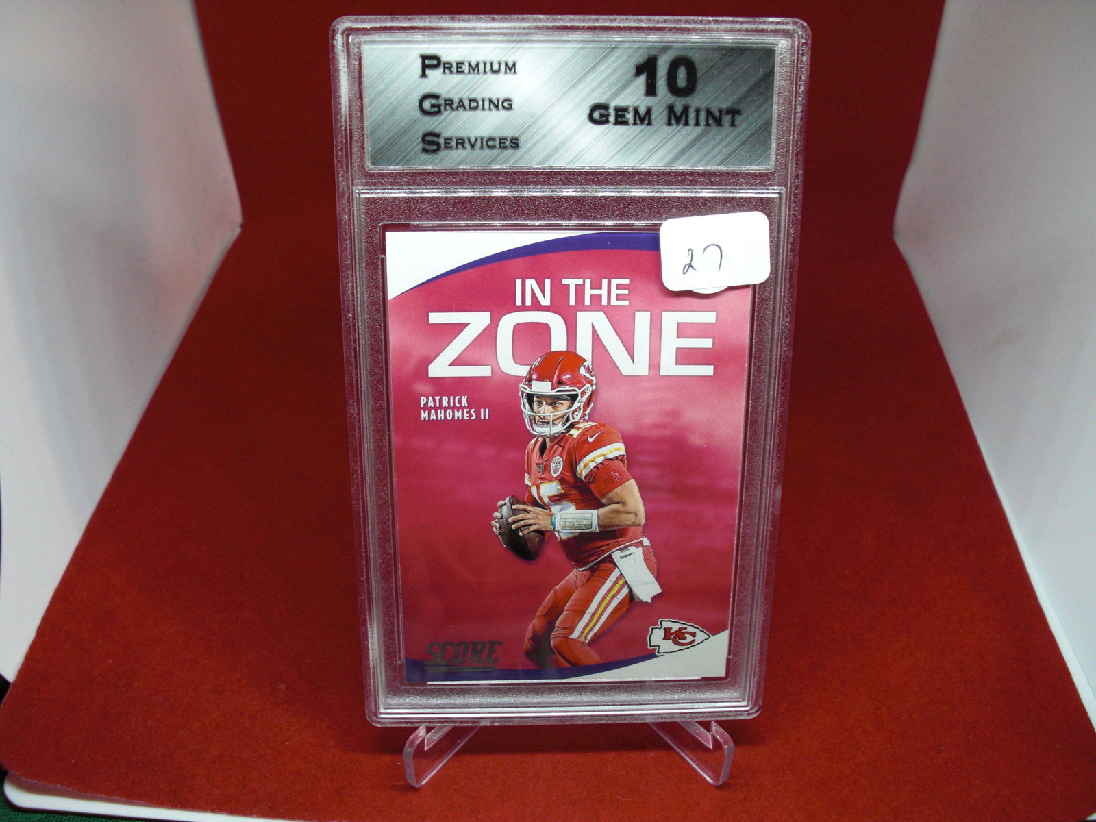 pgs graded patrick mahomes mint 10 (1 of 1)