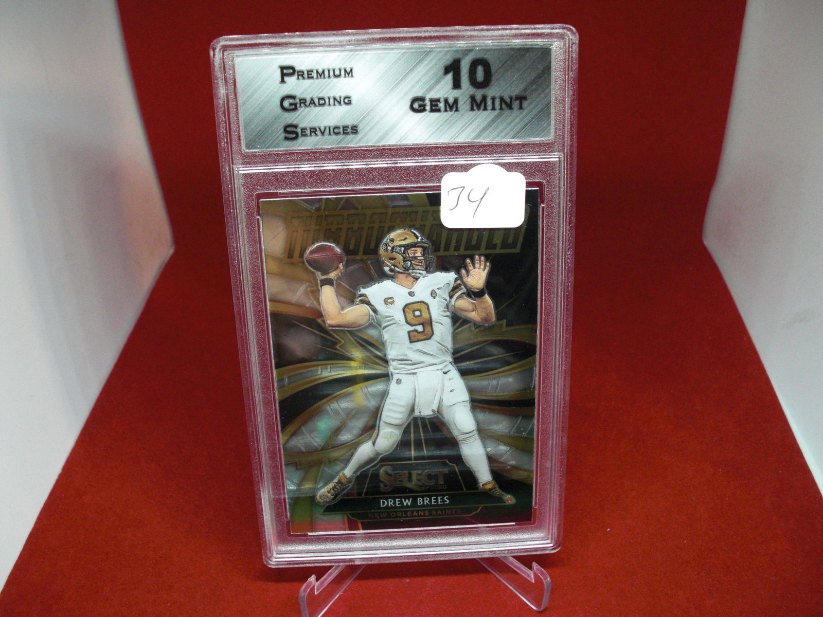 pgs graded drew brees select mint 10 (1 of 1)