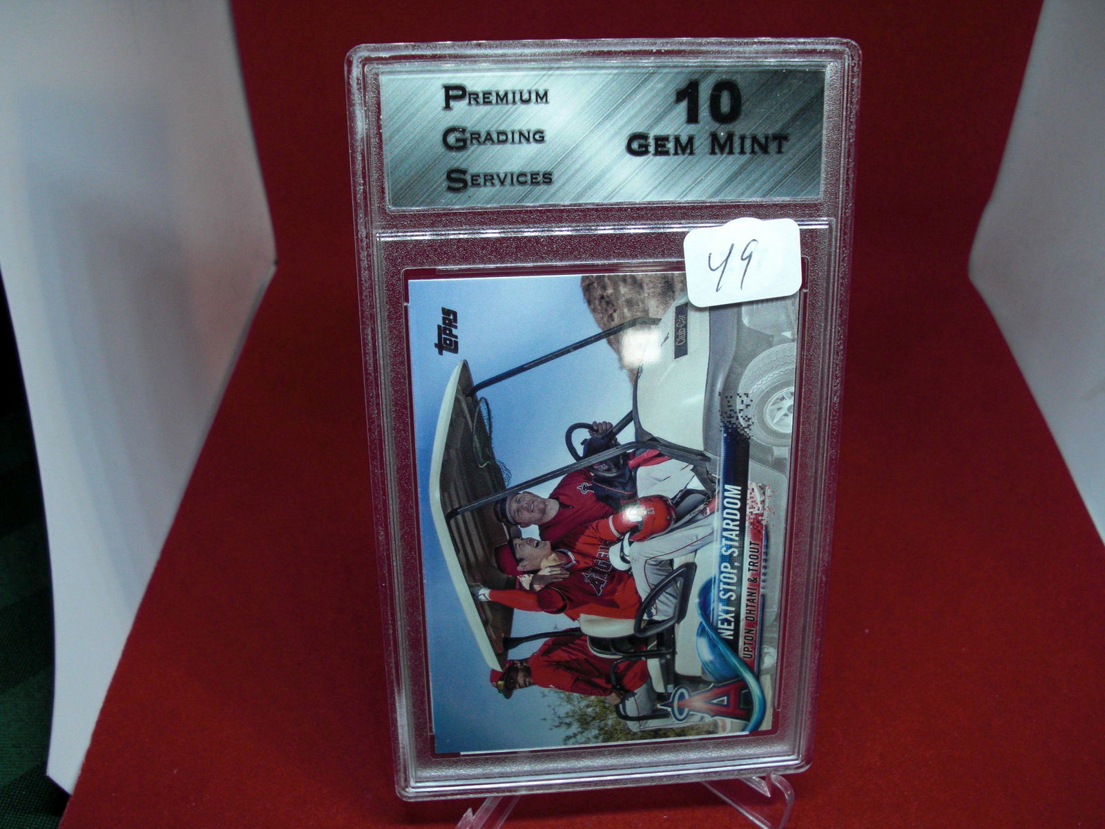 pgs graded upton,ohtani,trout mint 10 (1 of 1)