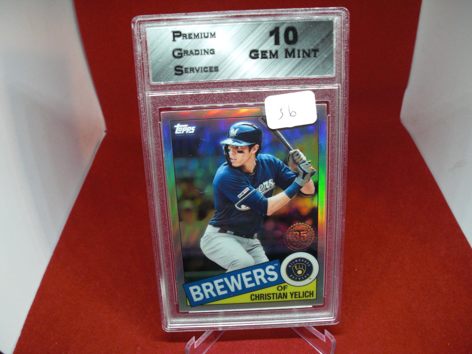 pgs graded christian yelich mint 10 (1 of 1)