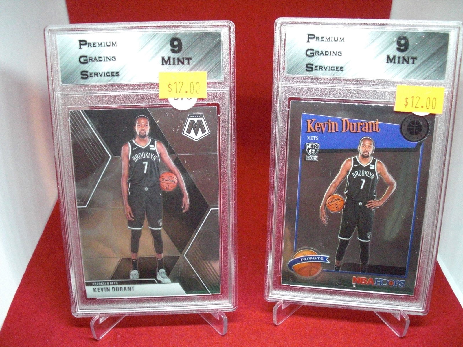 lot of 2 kevin durants mint 9's pgs graded (1 of 1)