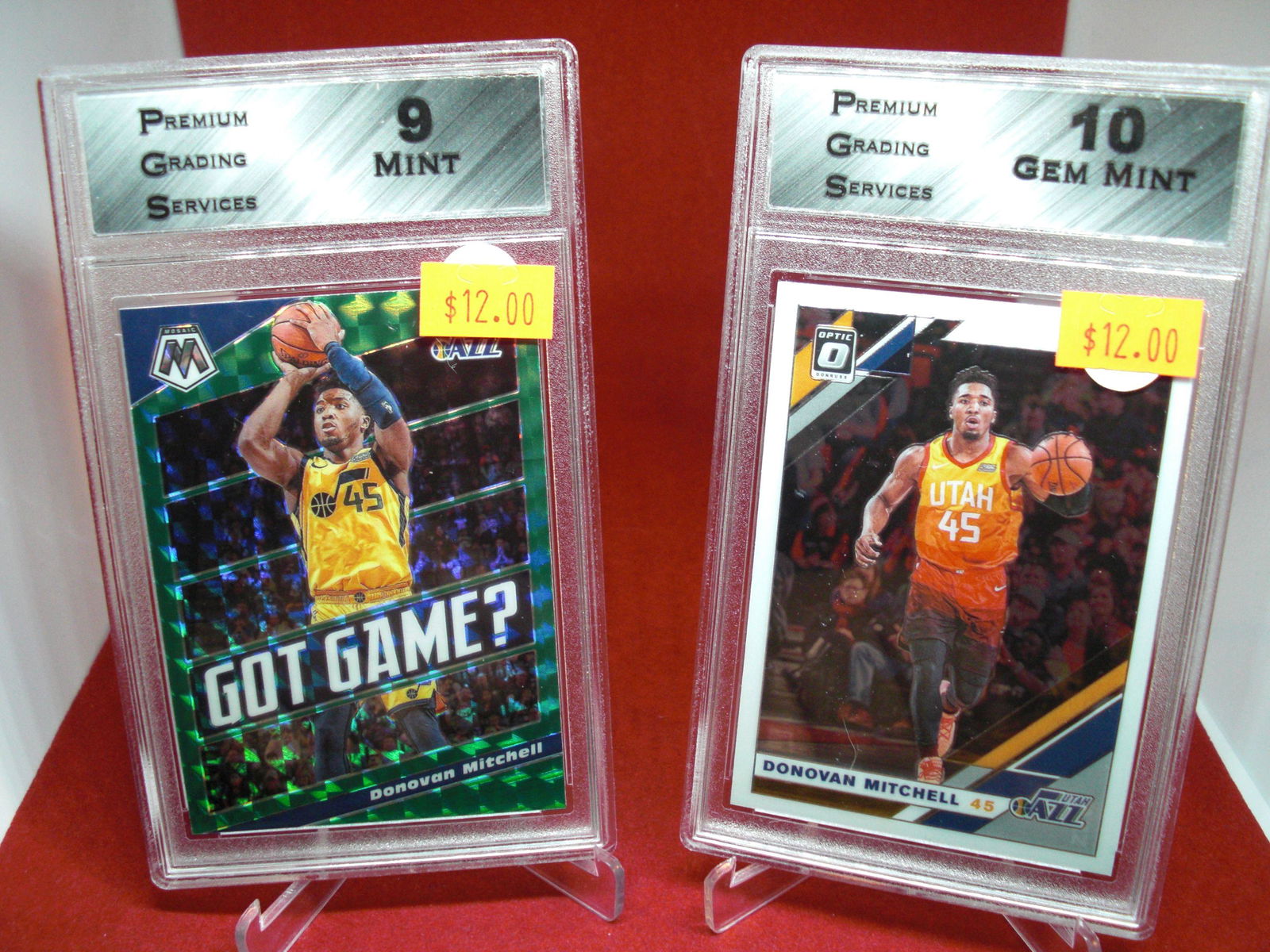 lot of 2 donovan mitchell graded cards (1 of 1)