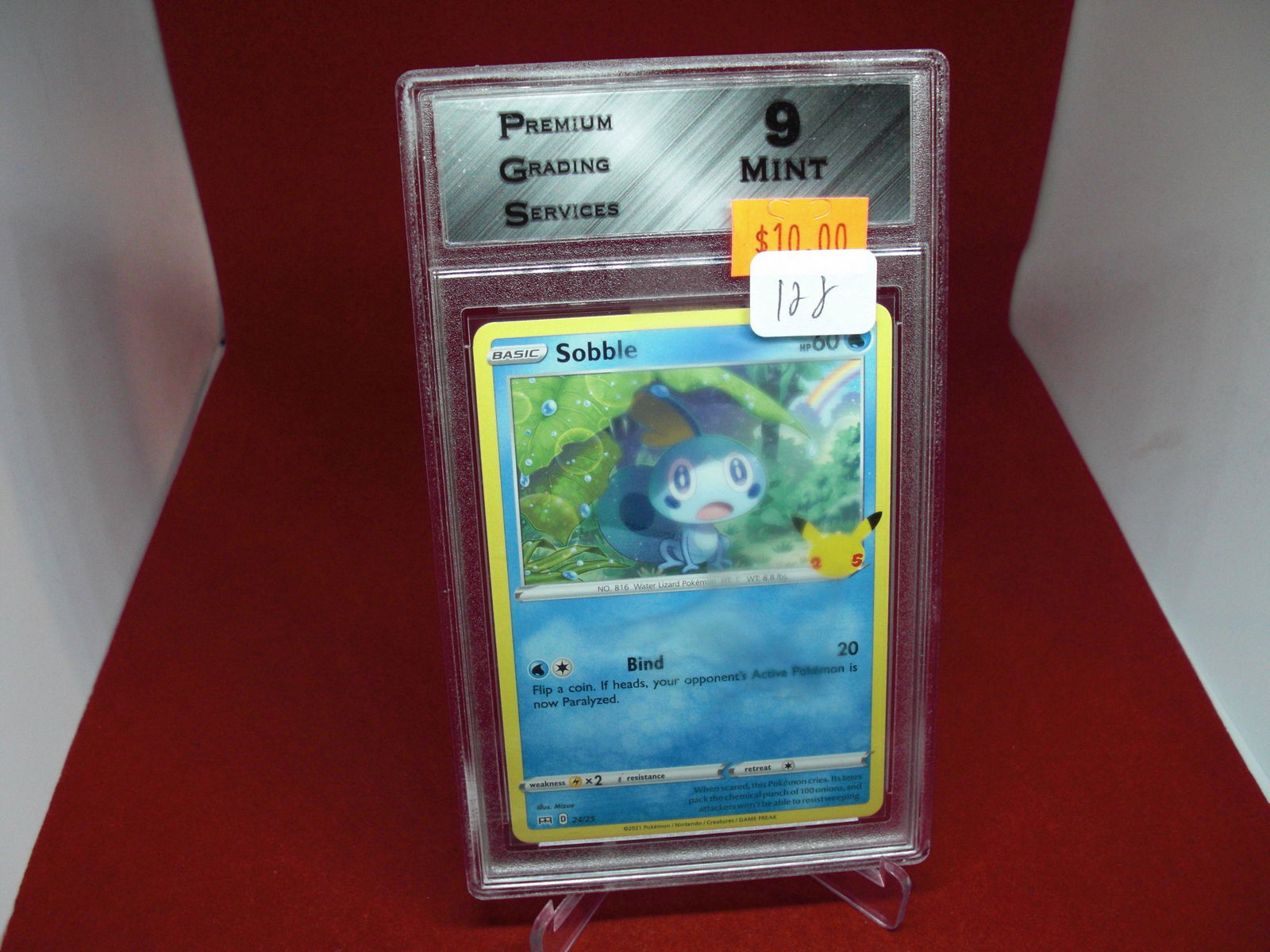 pgs graded pokemon sobble mint 9 (1 of 1)