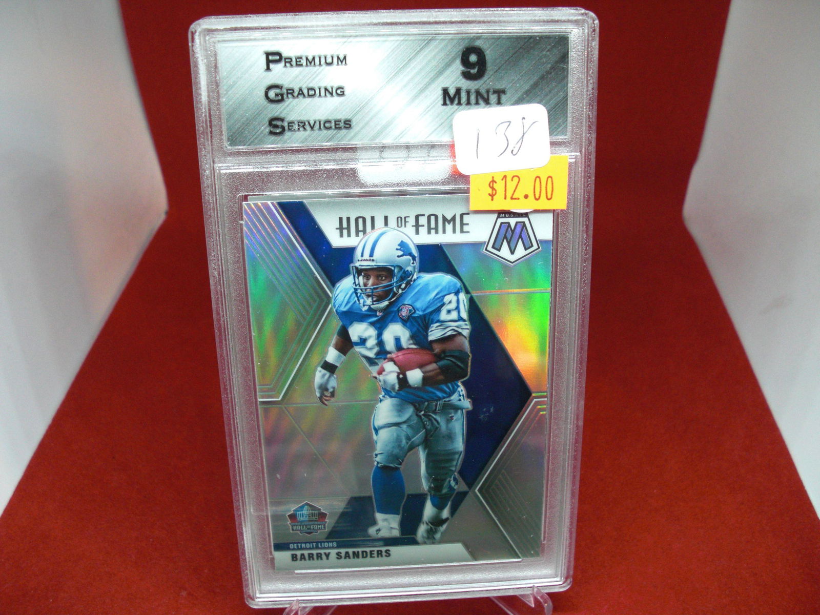 pgs graded barry sanders mint 9 (1 of 1)