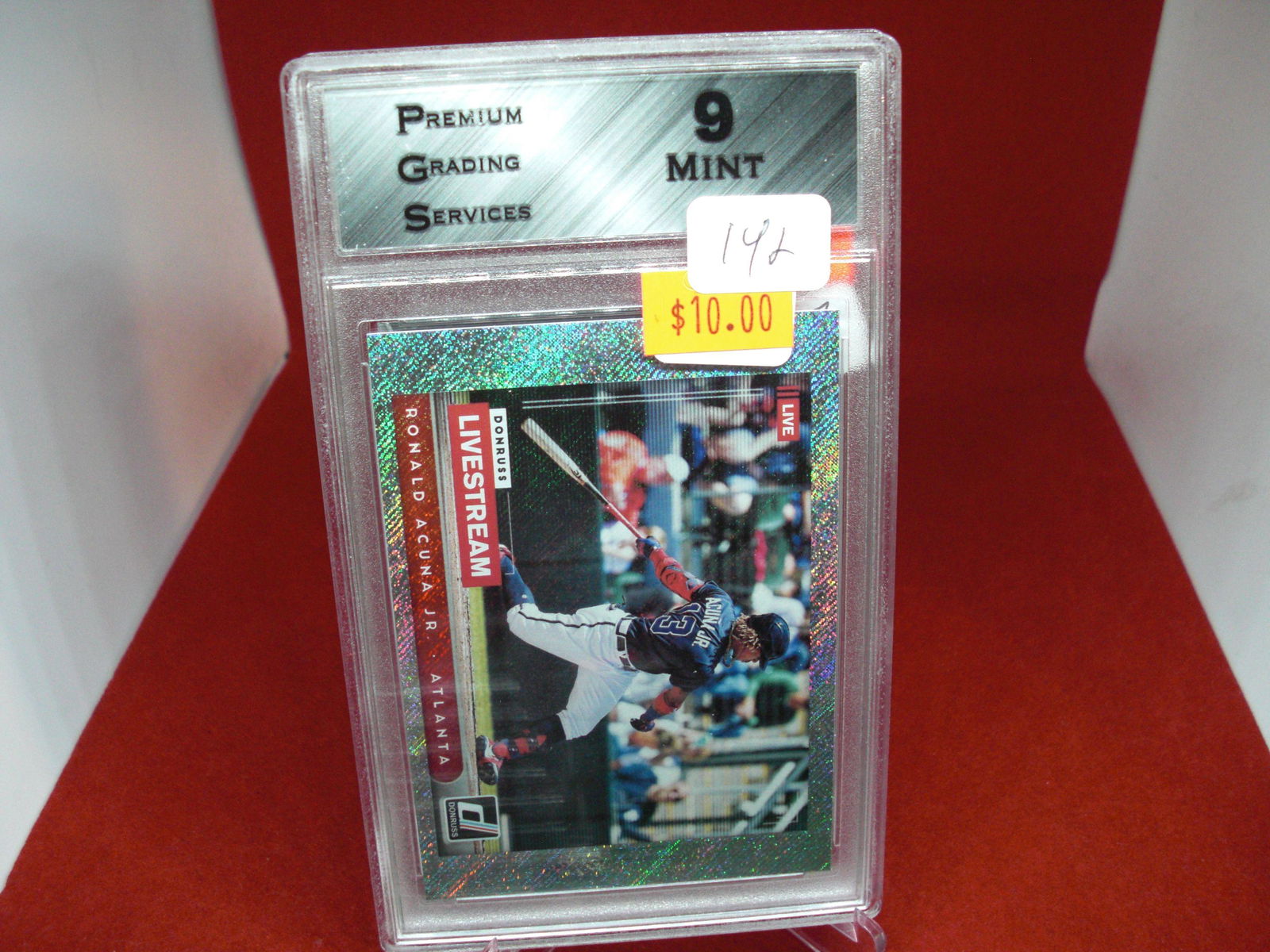 pgs graded ronald acuna jr mint 9 (1 of 1)