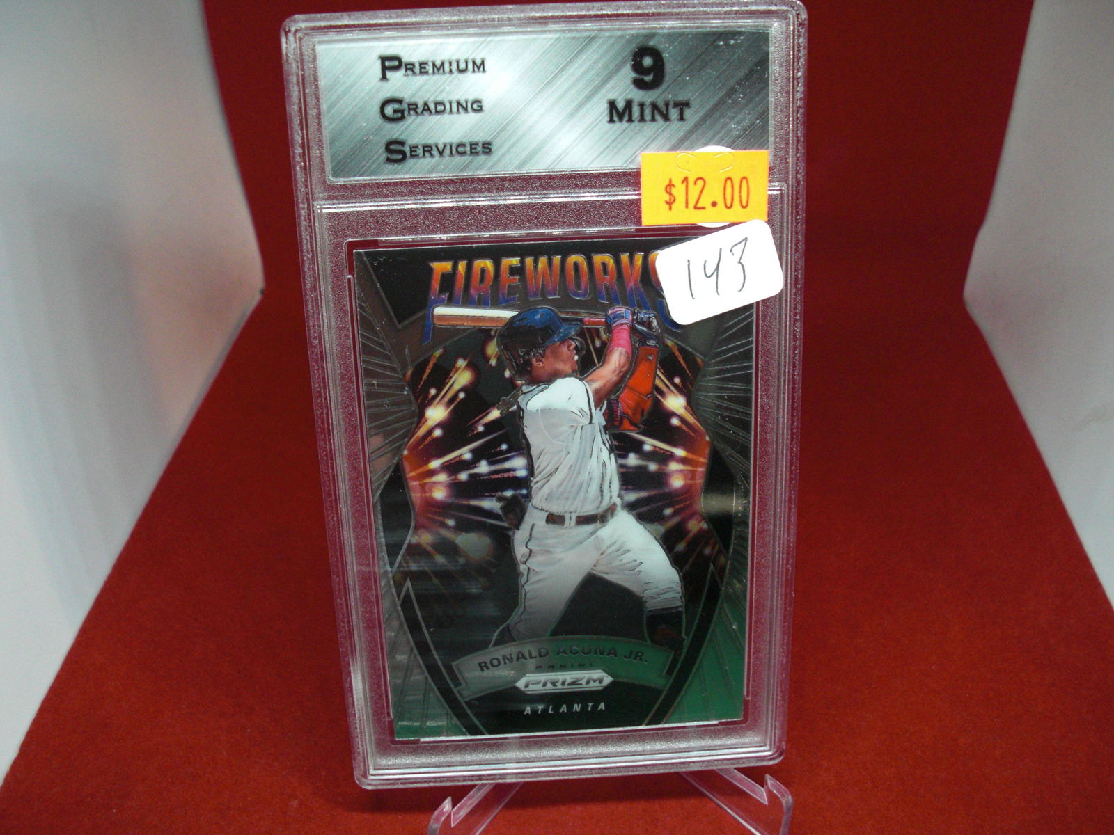 pgs graded ronald acuna jr mint 9 (1 of 1)