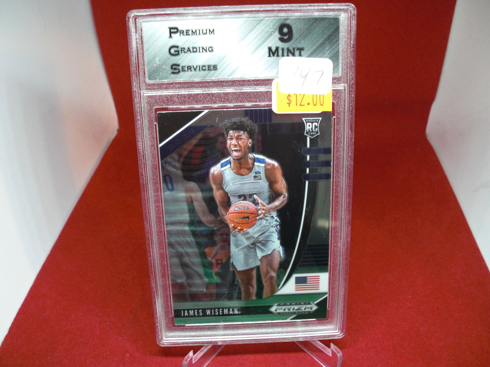 pgs graded james wiesmen rookie mint 9 (1 of 1)