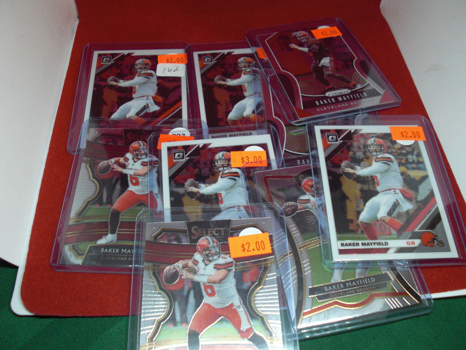 lot of 9 baker mayfield cards (1 of 1)