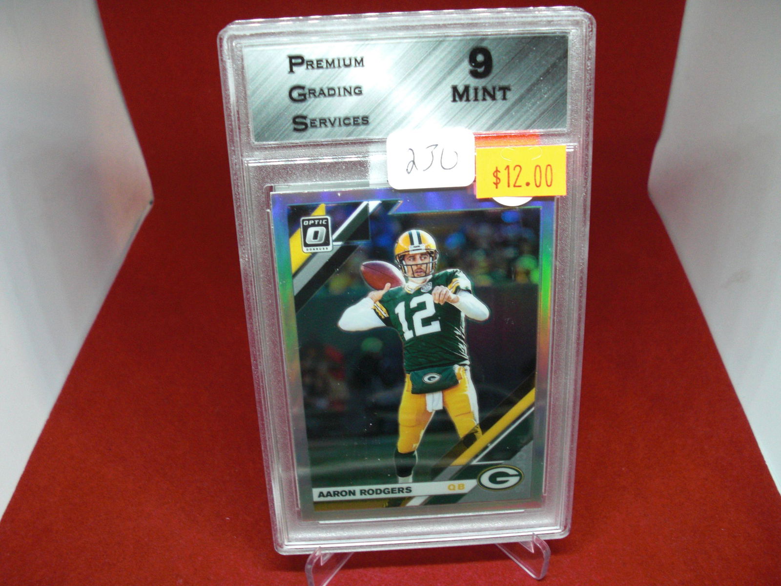 pgs graded aaron rodgers mint 9 (1 of 1)