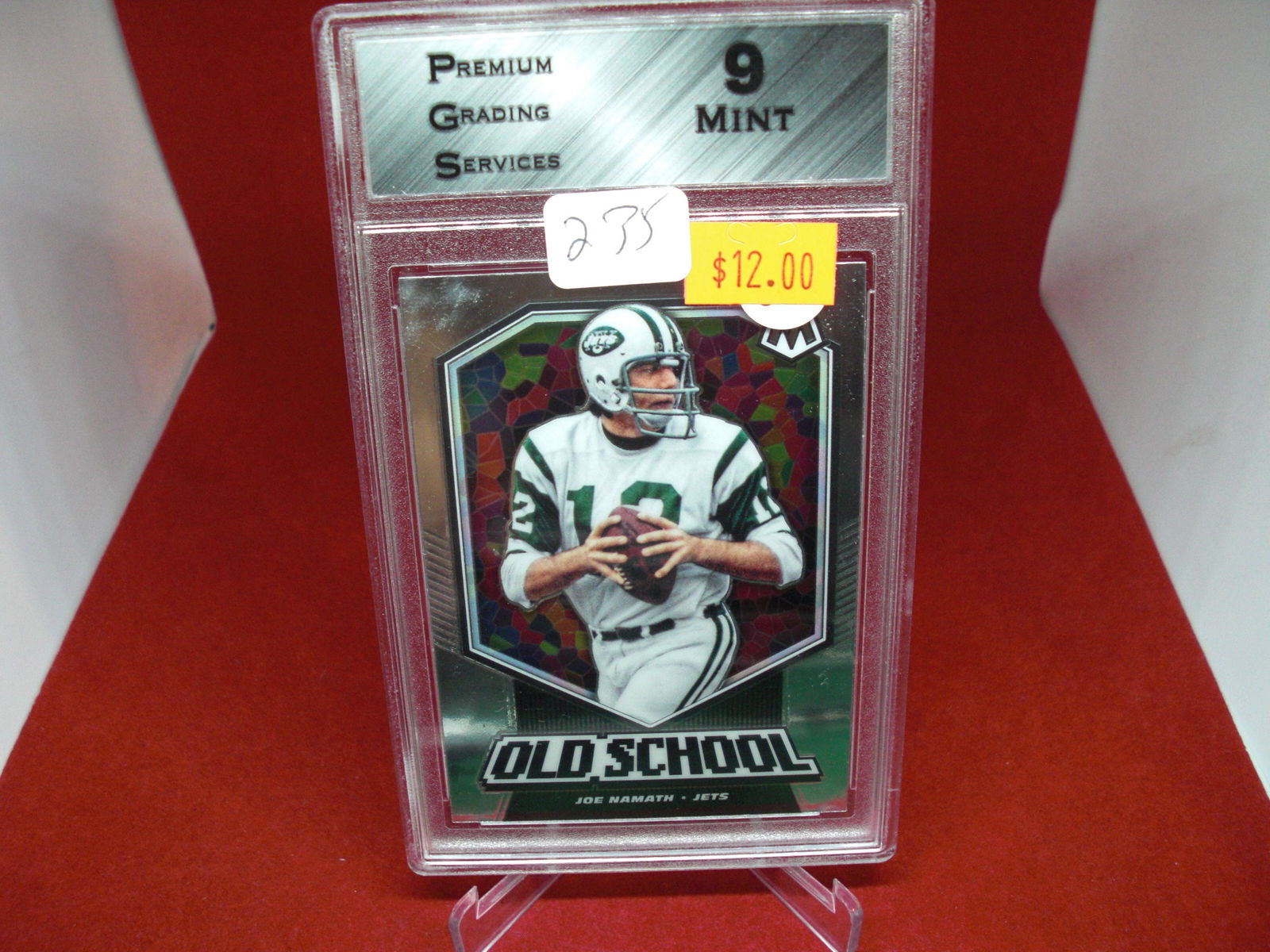 pgs graded joe namath mint 9 (1 of 1)