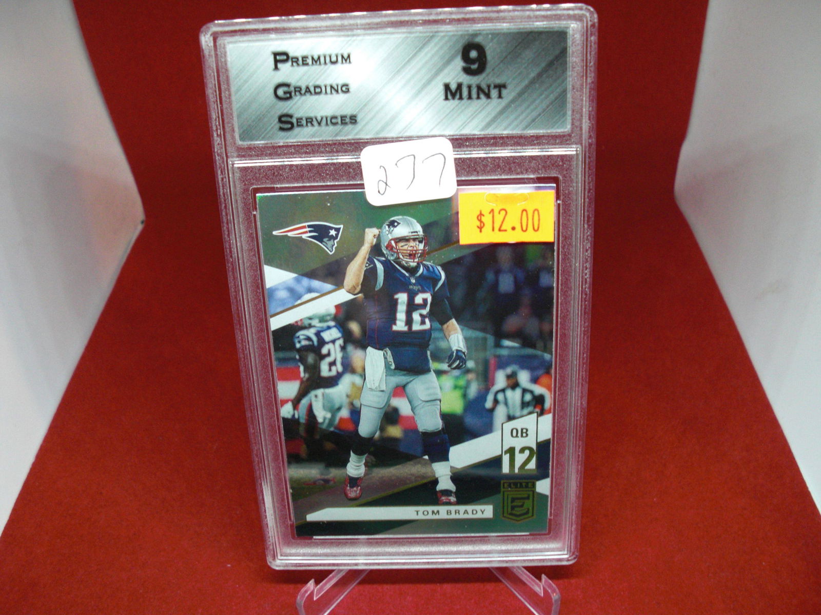 pgs graded tom brady mint 9 (1 of 1)