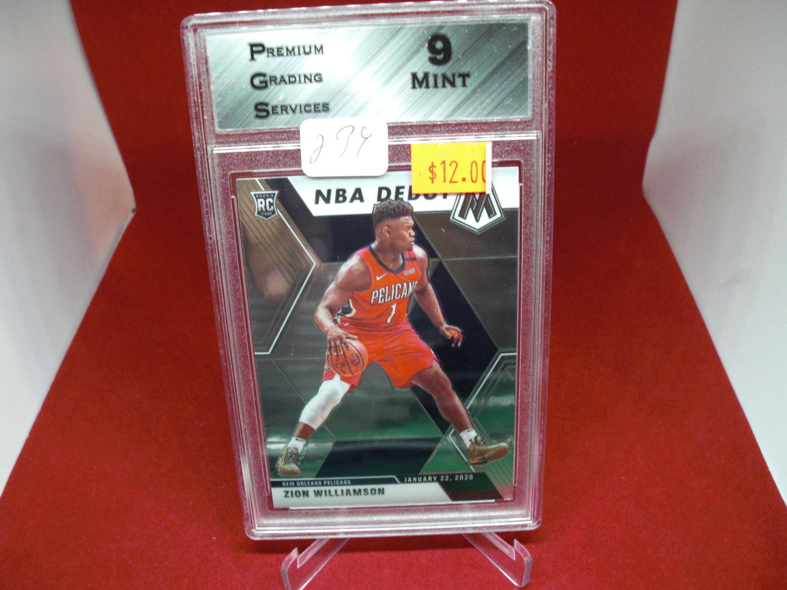 pgs graded zion williamson rookie mint 9 (1 of 1)