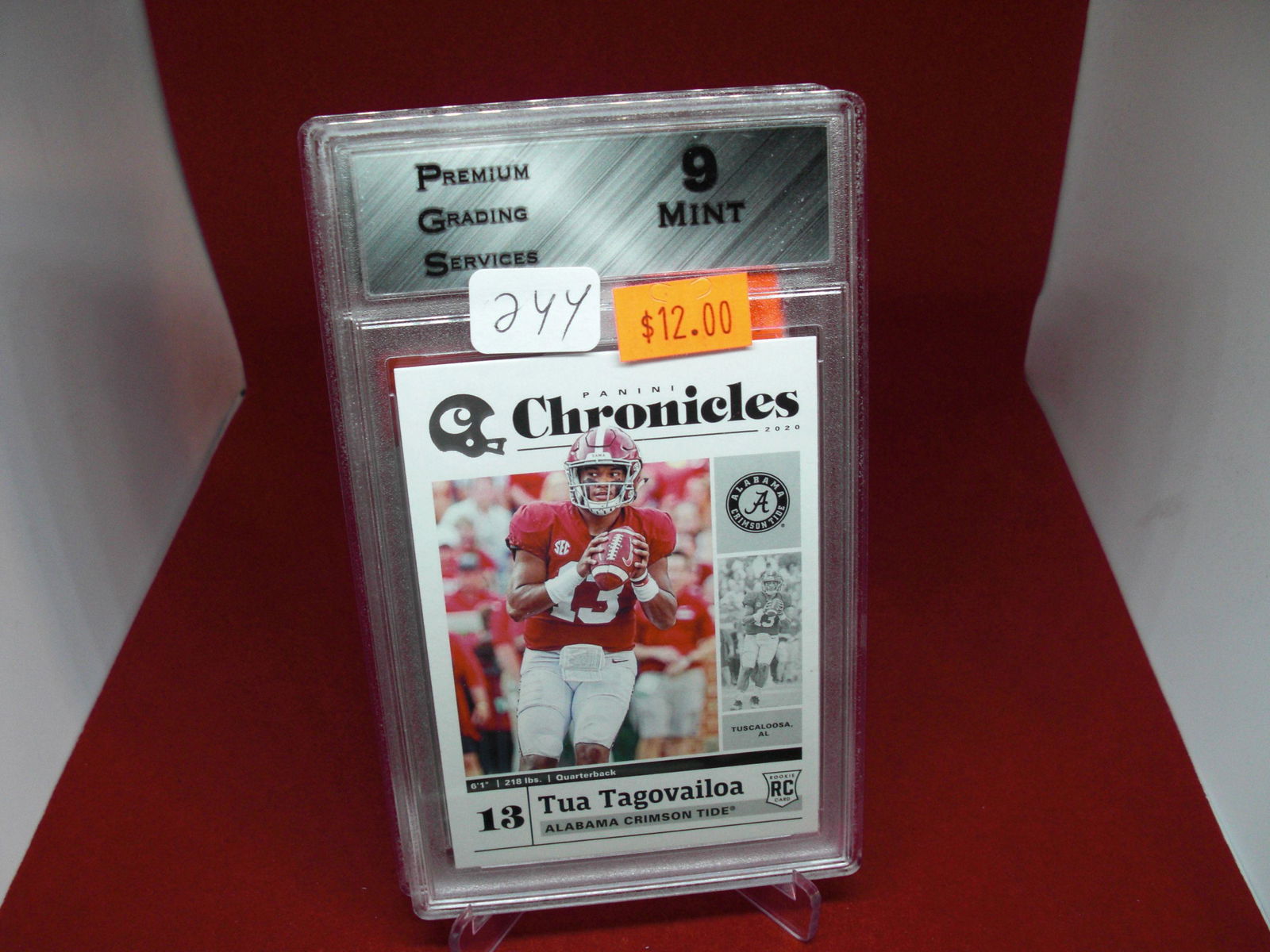 pgs graded tua tagovailoa rookie mint 9 (1 of 1)