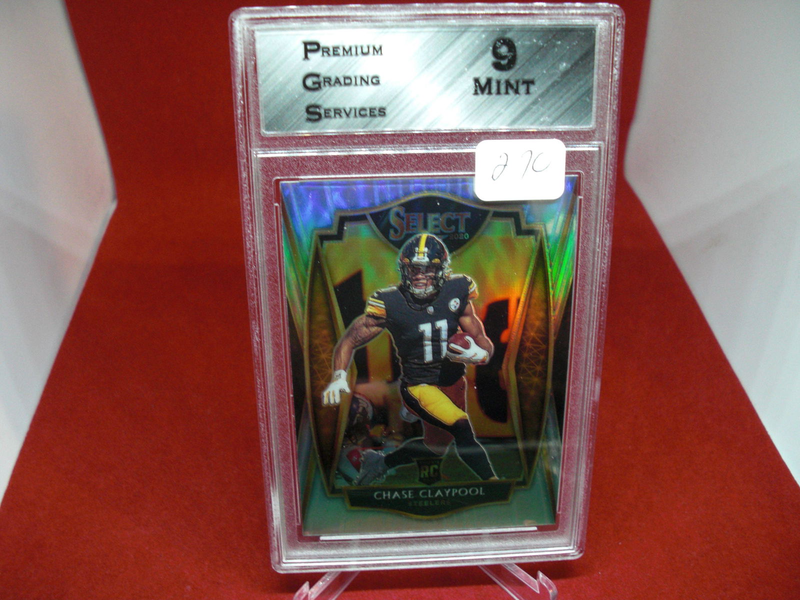 pgs graded chase claypool rookie mint 9 (1 of 1)