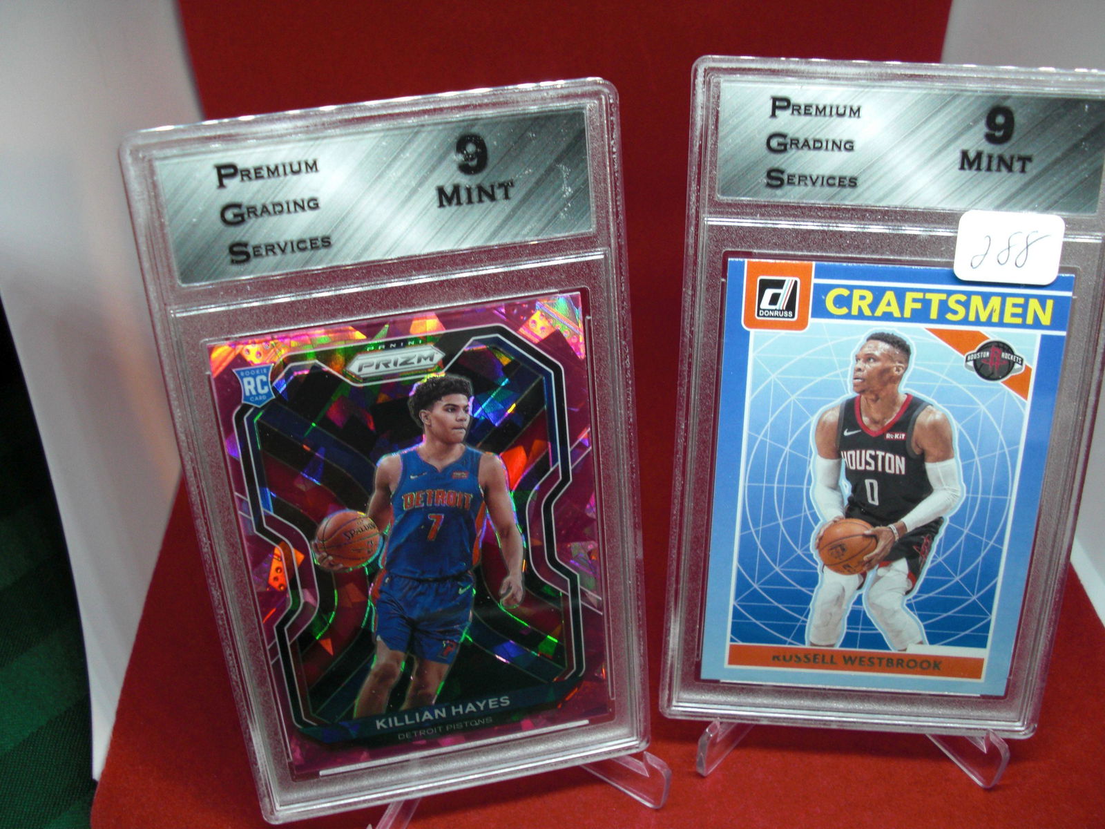 pgs graded lot of 2 basketball cards mint 9 (1 of 1)