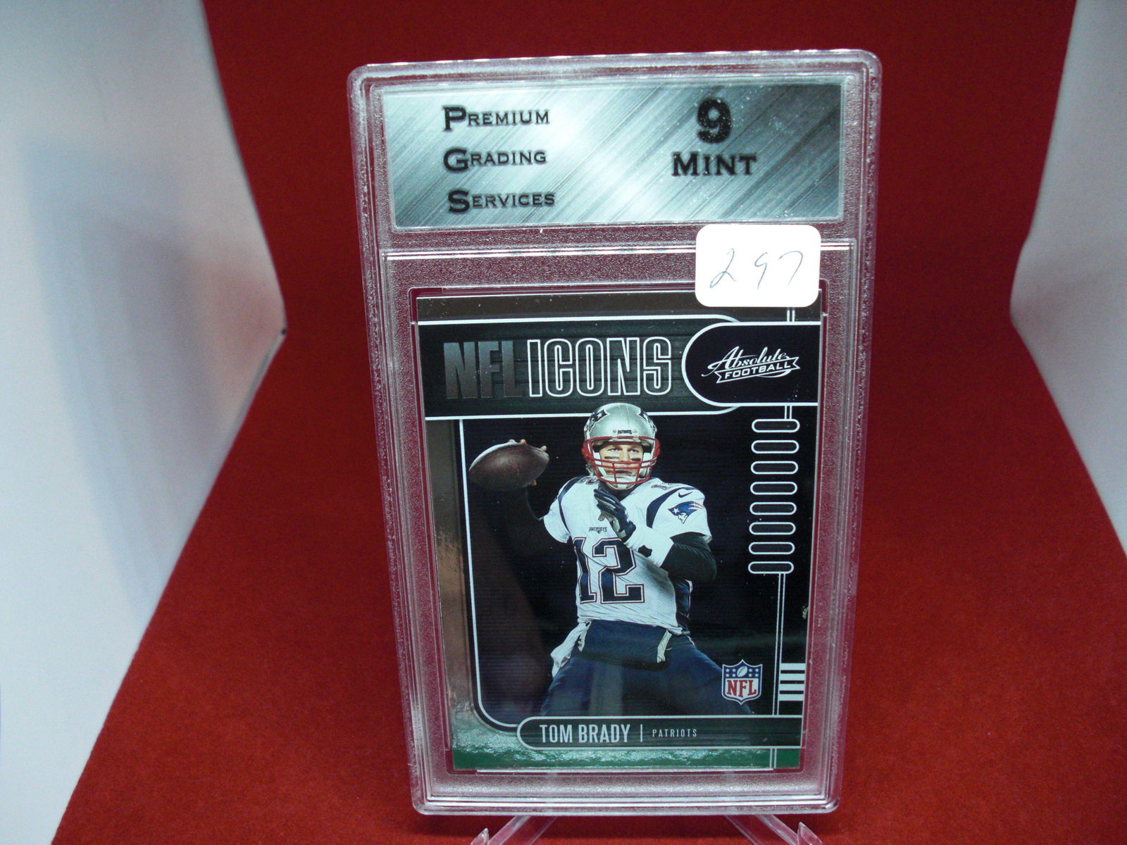pgs graded tom brady mint 9 (1 of 1)