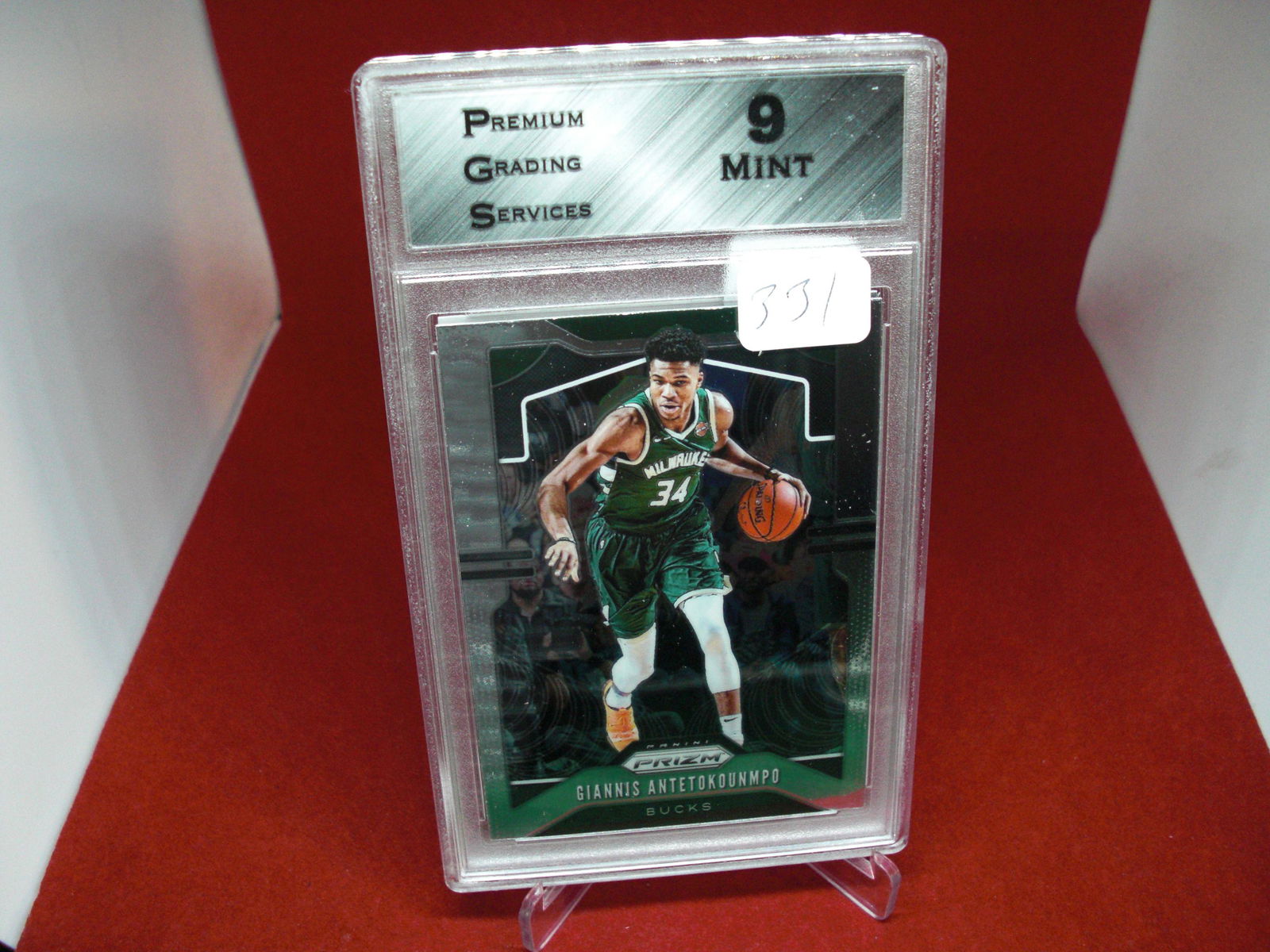 pgs graded giannis antetokounmpo mint 9 prizm (1 of 1)