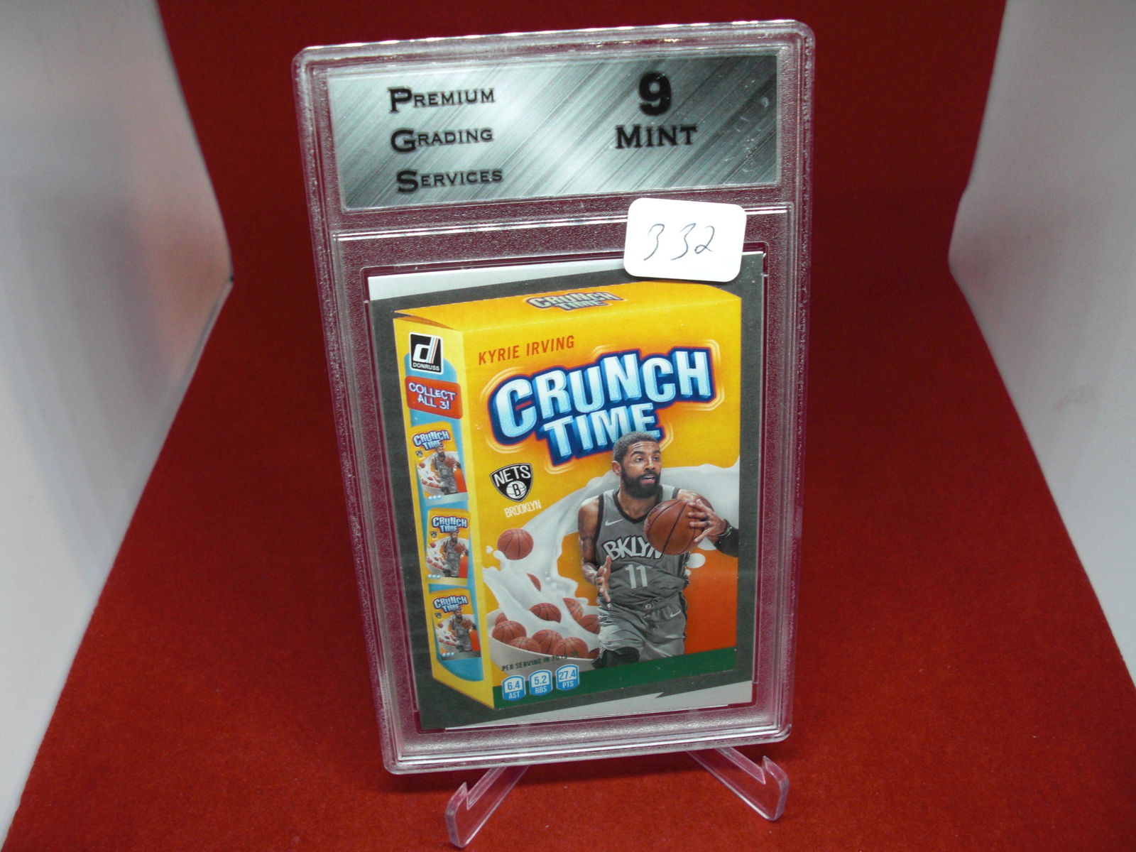 pgs graded kyrie irving crunch time mint 9 (1 of 1)