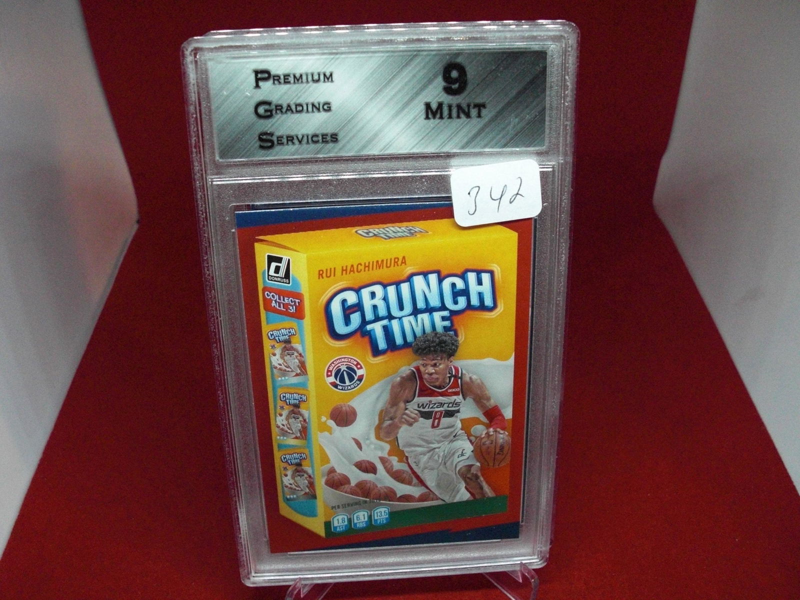 pgs graded rui hachimura crunch time mint 9 (1 of 1)