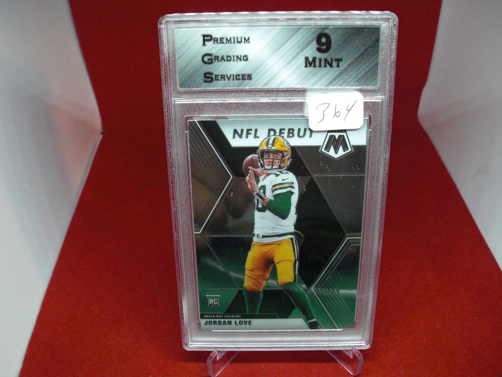 pgs graded jordan love rookie mint 9 (1 of 1)