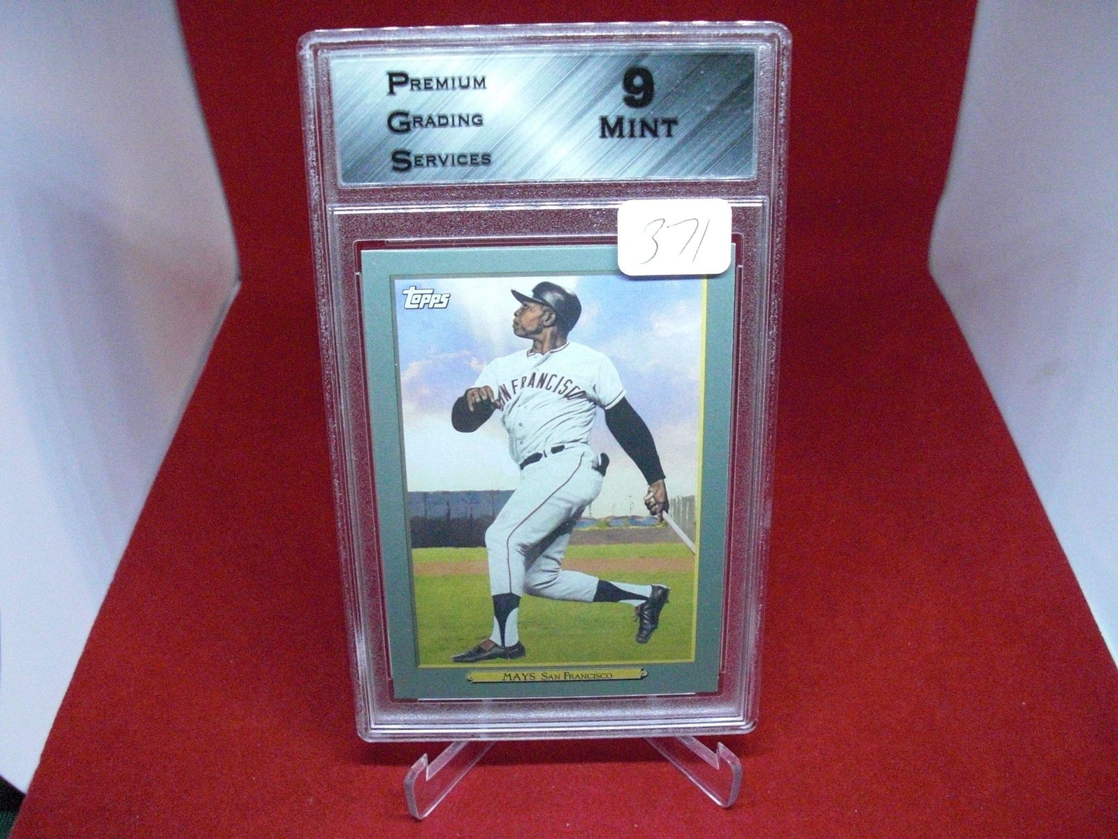 pgs graded willie mays insert mint 9 (1 of 1)