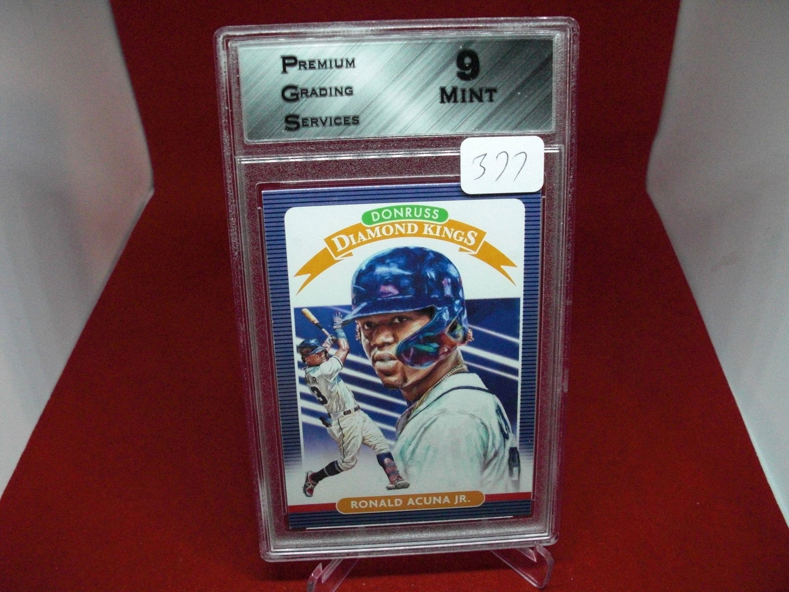 pgs graded ronald acuna jr mint 9 (1 of 1)