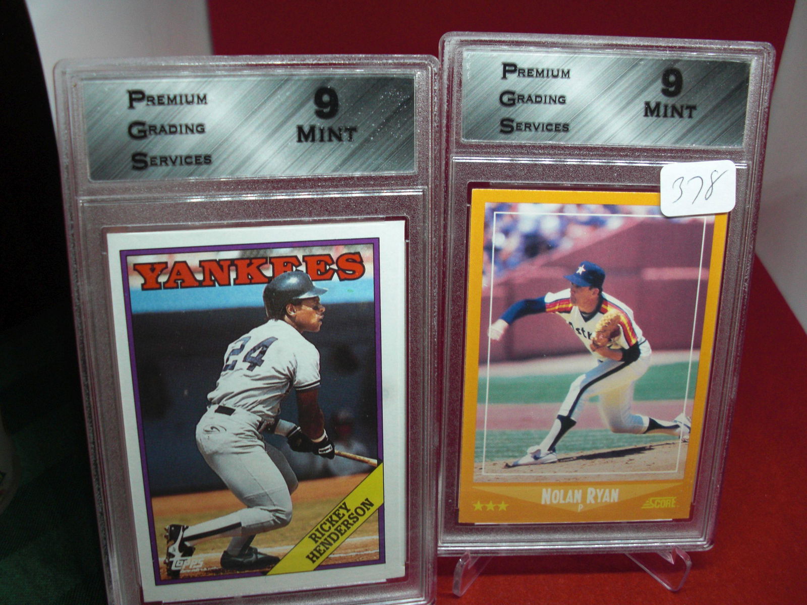 pgs graded lot of 2 baseball cards mint 9's (1 of 1)