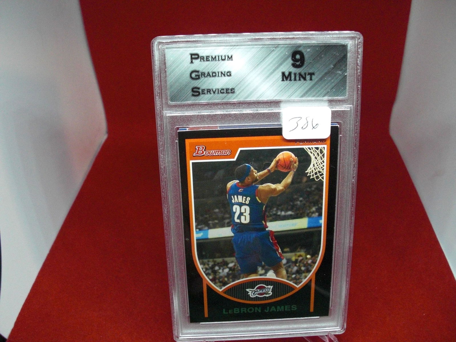 pgs graded lebron james mint 9 (1 of 1)