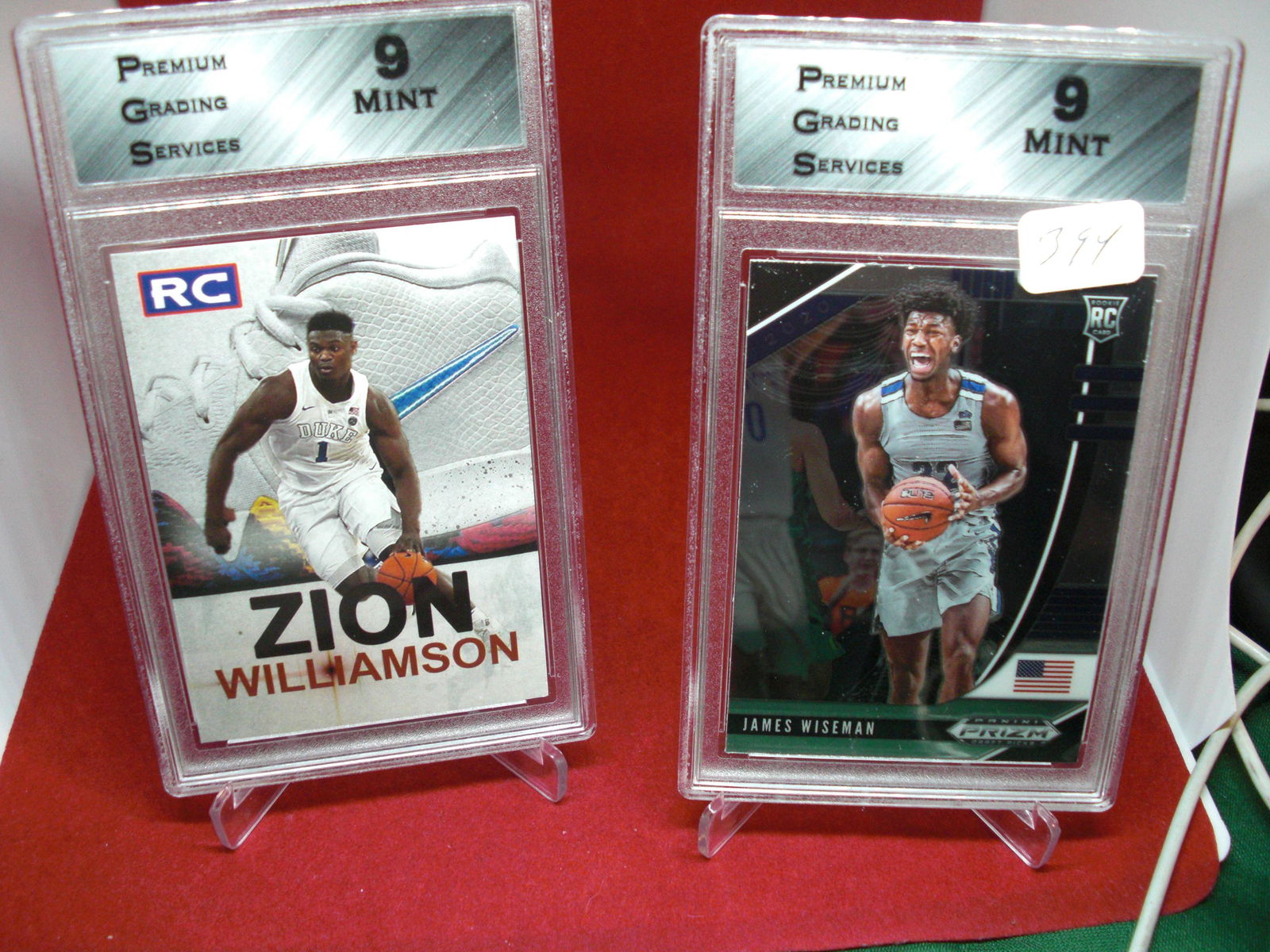 pgs graded lot of 2 baseball cards mint 9's (1 of 1)