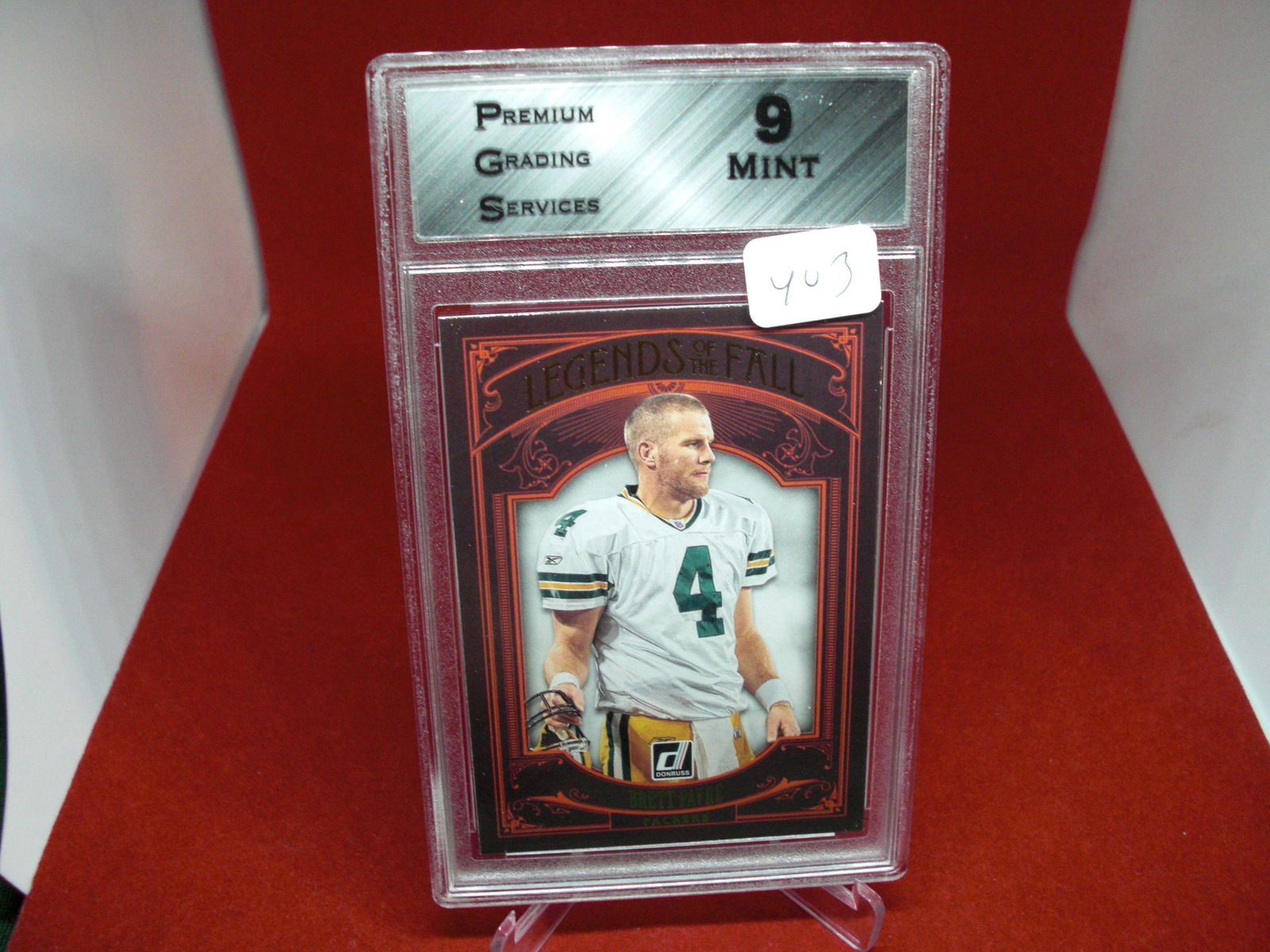 pgs graded brett favre mint 9 (1 of 1)