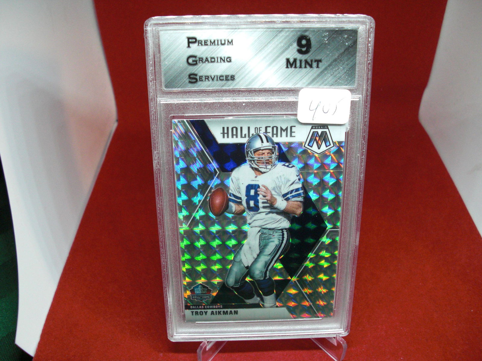 pgs graded troy aikman mint 9 (1 of 1)