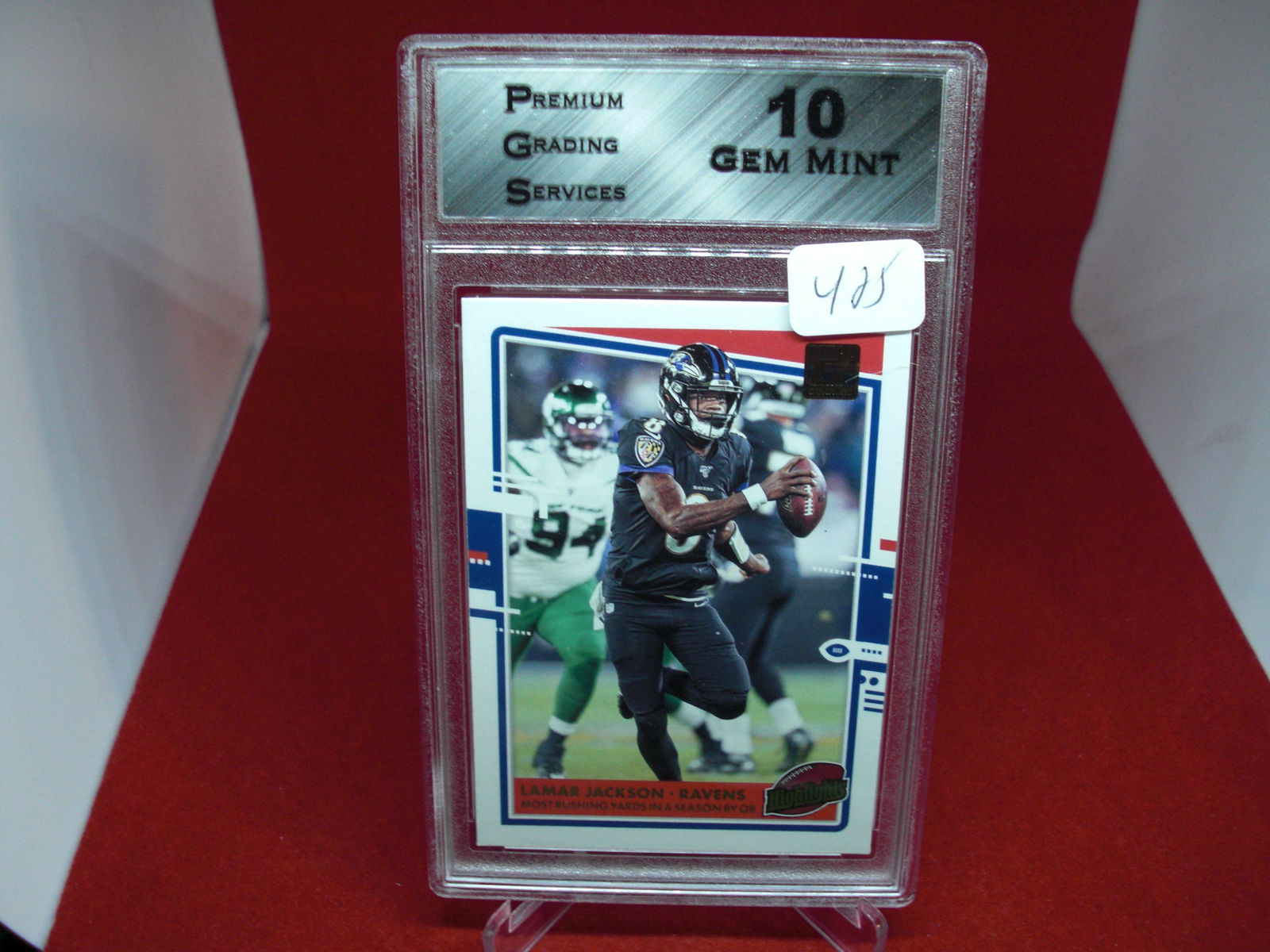 pgs graded lamar jackson mint 10 (1 of 1)