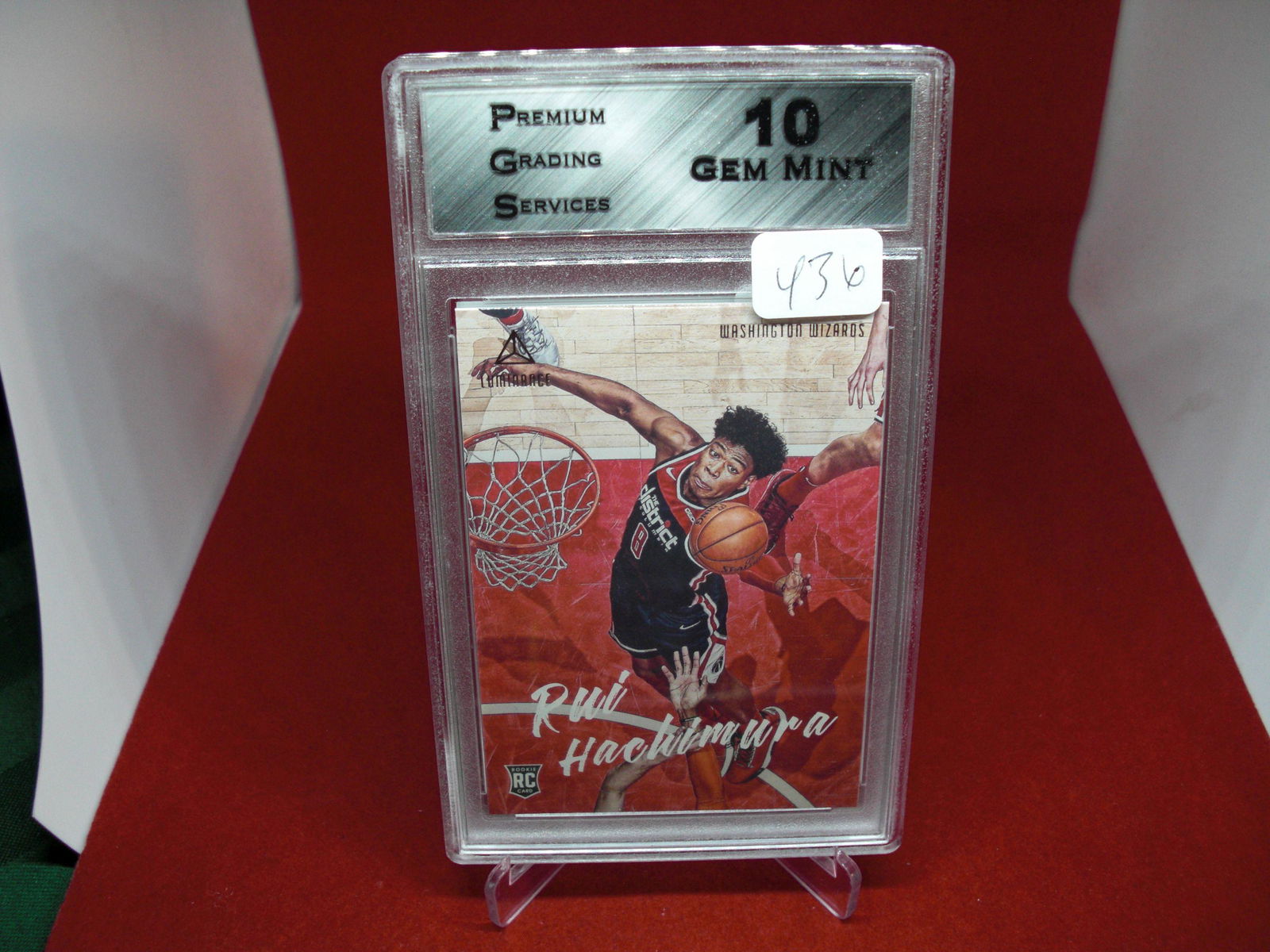 pgs graded rui hachimura rookie mint 10 (1 of 1)