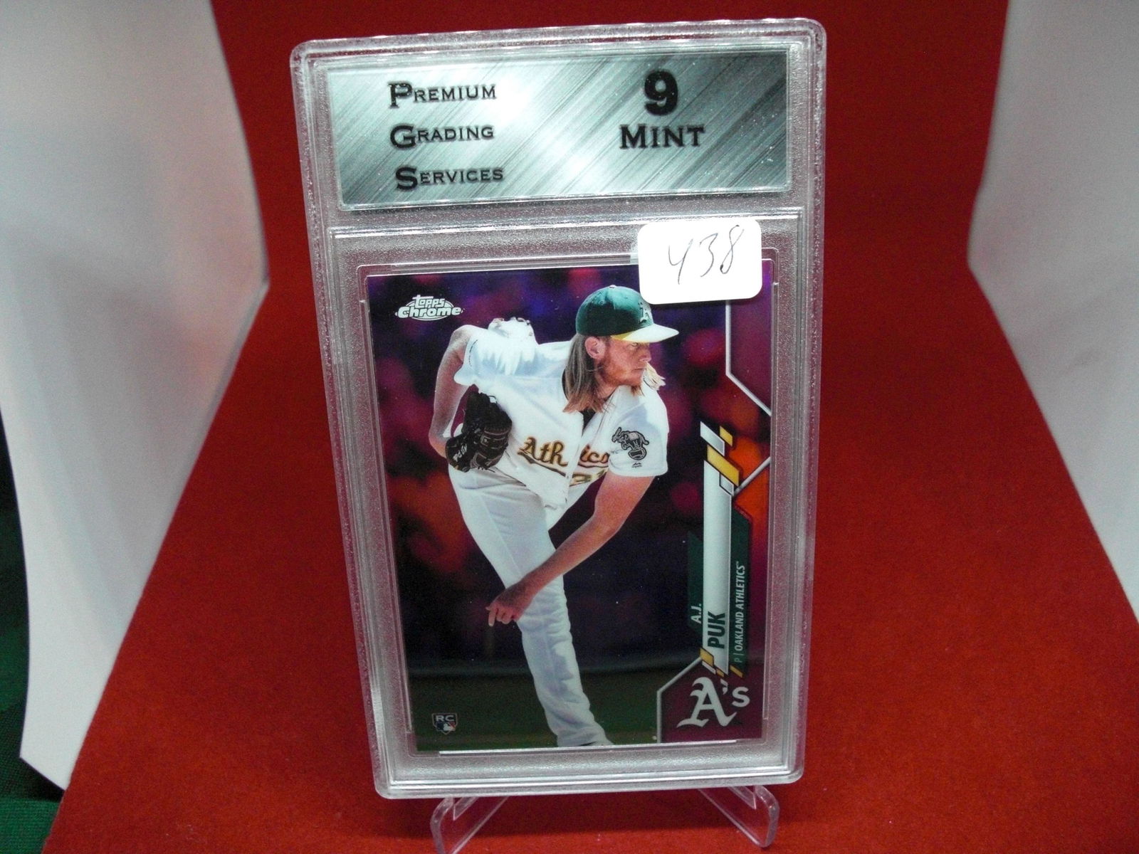 pgs graded a.j puk pink rookie mint 9 (1 of 1)