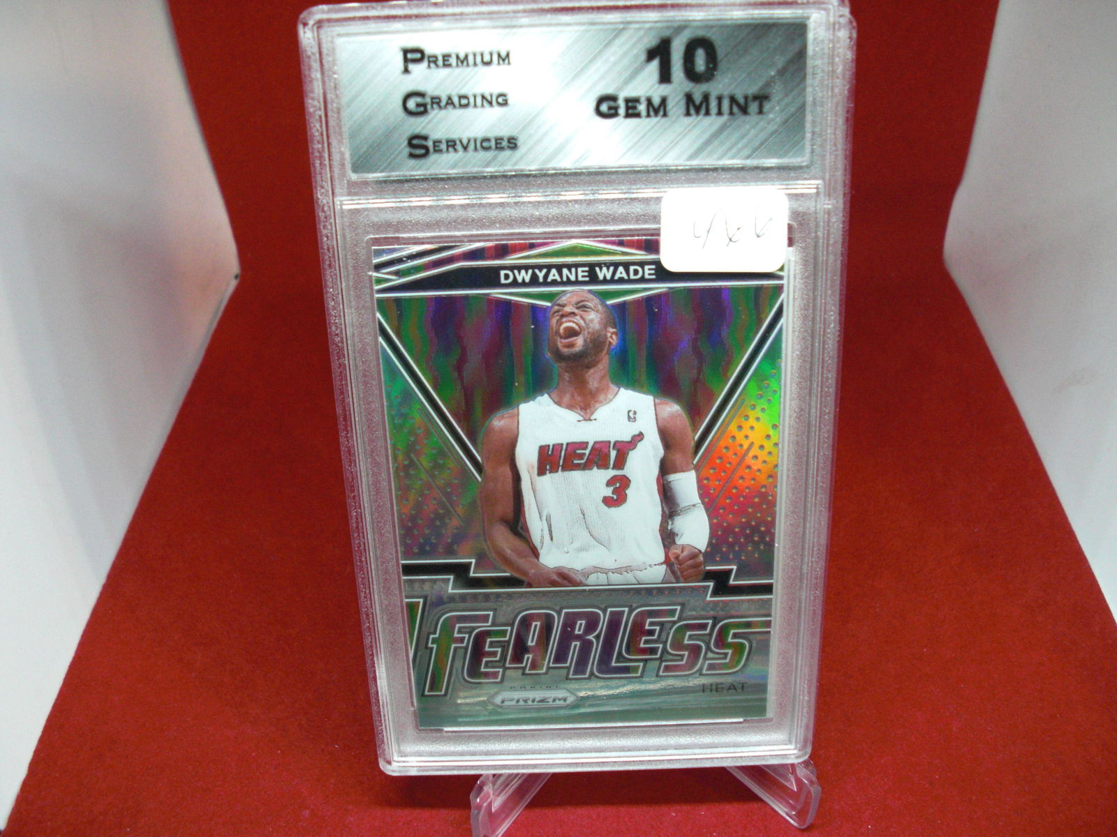 pgs graded  dwayne wade fearless mint 10 (1 of 1)